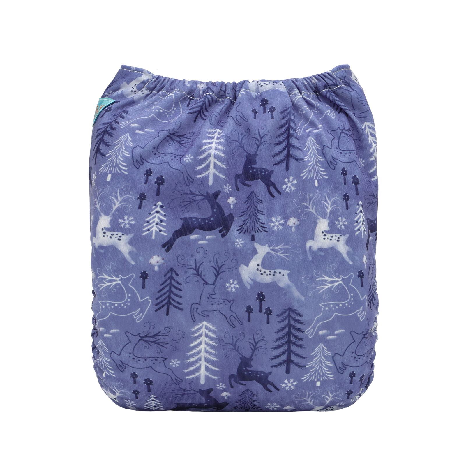 Christmas Cloth Diaper One Size Adjustable Reusable Diapers for Babies-Deer(QD100A)