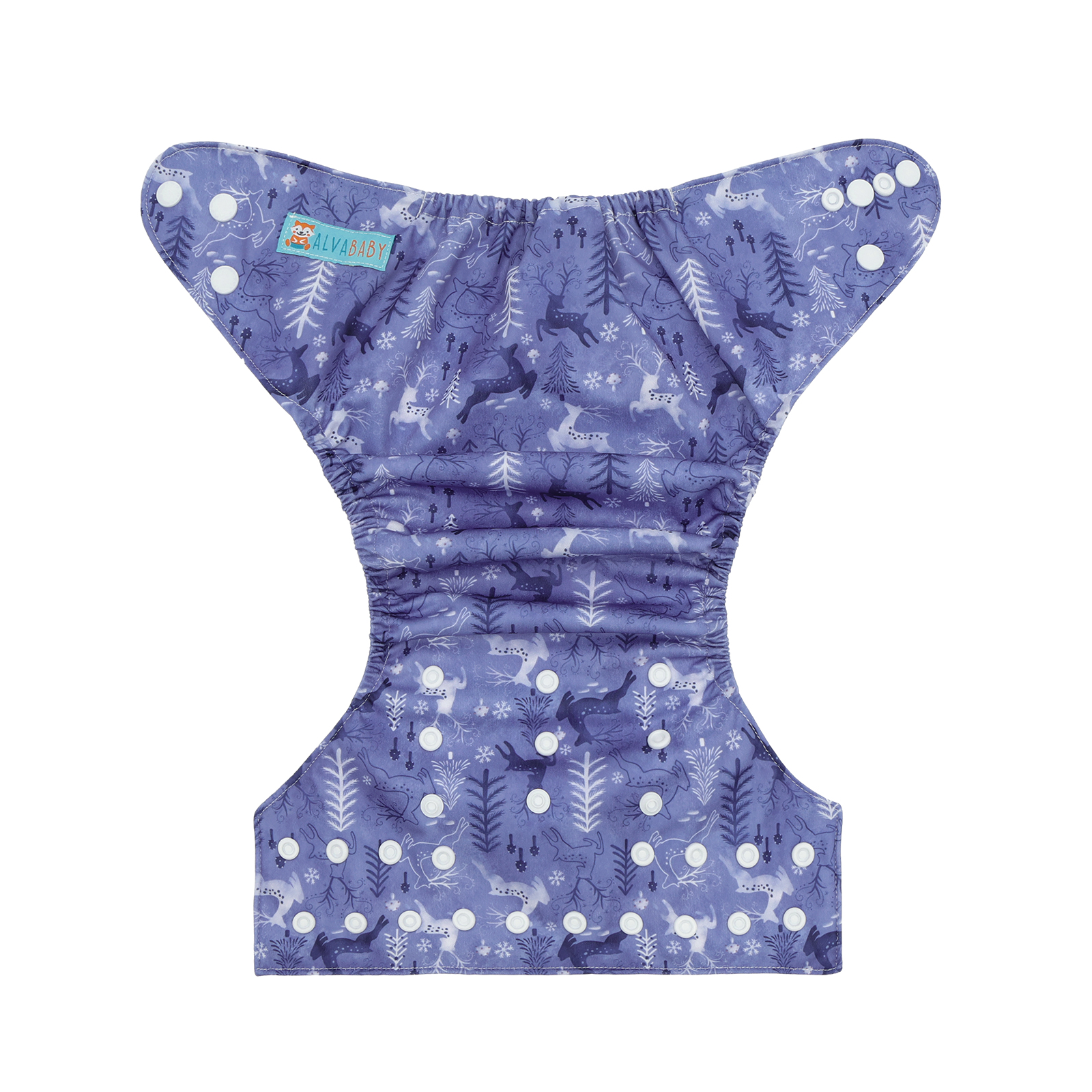 Christmas Cloth Diaper One Size Adjustable Reusable Diapers for Babies-Deer(QD100A)