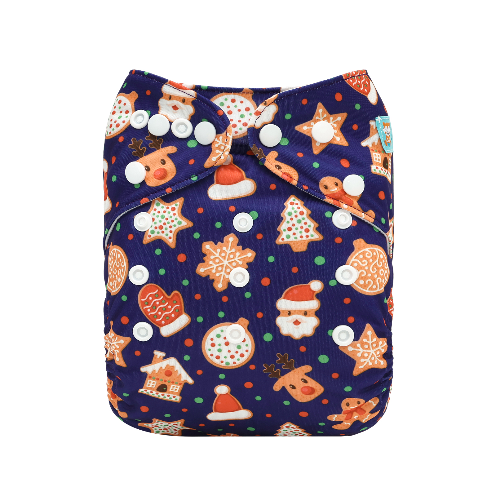 Christmas Cloth Diaper One Size Adjustable Reusable Diapers for Babies-(QD101A)