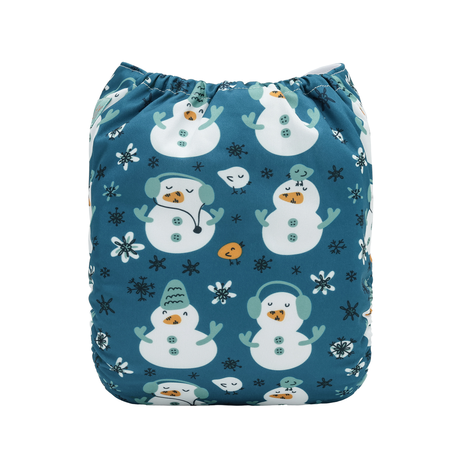 Christmas Cloth Diaper One Size Adjustable Reusable Diapers for Babies-Snowman(QD102A)