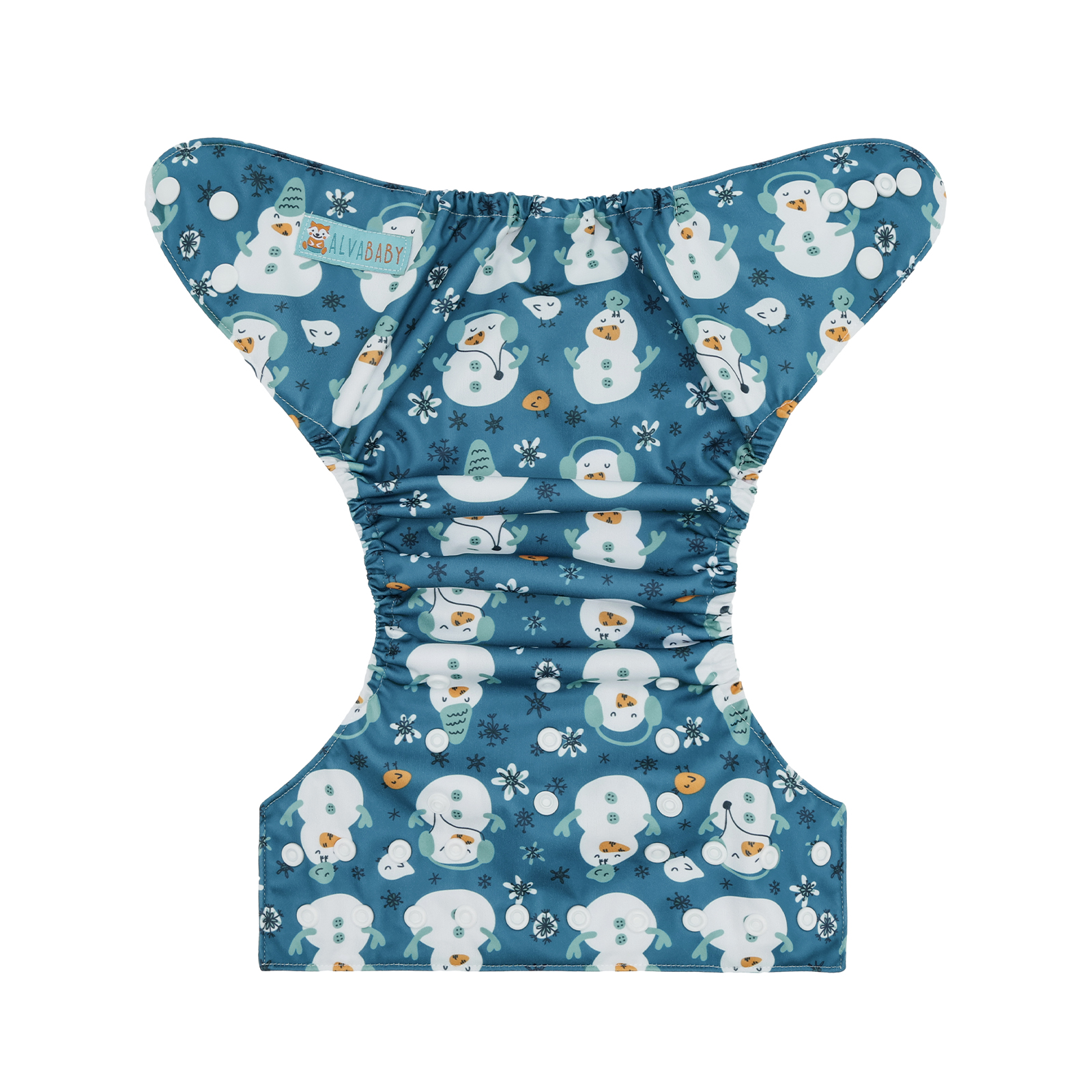 Christmas Cloth Diaper One Size Adjustable Reusable Diapers for Babies-Snowman(QD102A)