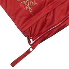 ALVABABY Diaper Wet Dry Bag with Two Zippered Pockets Christmas (L-QD54A)