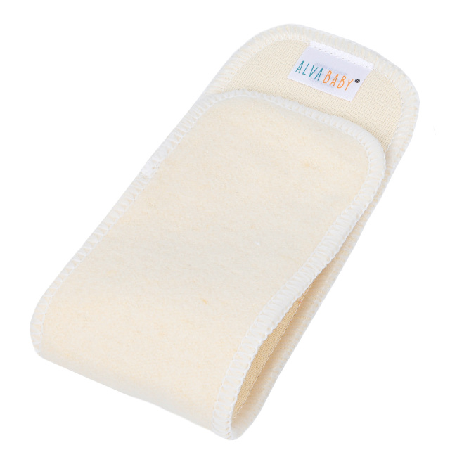 ALVABABY 6PCS Hemp&Cotton Insert Newborn Diaper Inserts 2.0 version