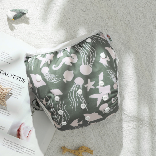 3-PACK ALVABABY Reusable Swim Diaper - Adjustable Large Size Swimwear for Infants & Toddlers