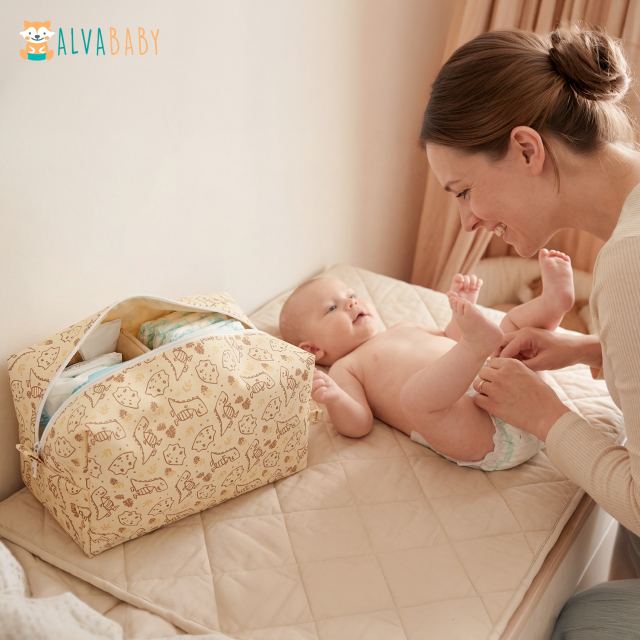 ALVABABY Diaper Pod with Double TPU layers- Dinosaur (LP-EW20A)