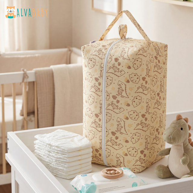 ALVABABY Diaper Pod with Double TPU layers- Dinosaur (LP-EW20A)