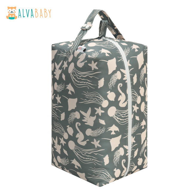 ALVABABY Diaper Pod with Double TPU layers- Octopus(LP-EW54A)