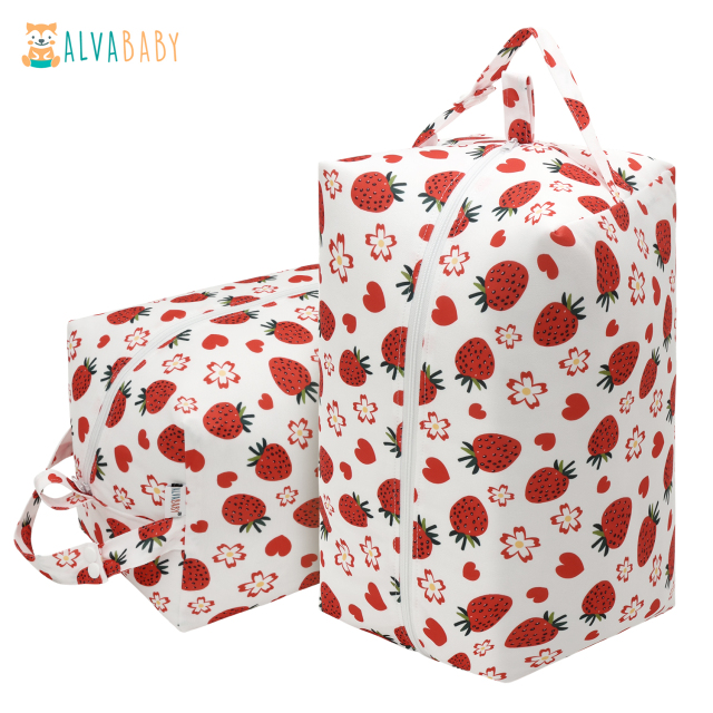 ALVABABY Diaper Pod with Double TPU layers- Strawberry (LP-EW58A)