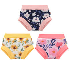 ALVABABY Swim Diapers 3pcs Baby & Toddler Reusable Waterproof Swimming Diaper for Boy's and Girl's for Swim Classes 3XBS02