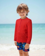 ALVABABY Long Sleeve Rashguards, Baby/Toddler Boys' Rash Guard Sets,Boy Swimsuit UPF 50+Two Piece Bathing Suit