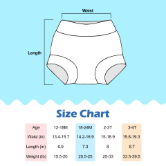 ALVABABY Swim Diapers 3pcs Baby & Toddler Reusable Waterproof Swimming Diaper for Boy's for Swim Classes 3XBS04