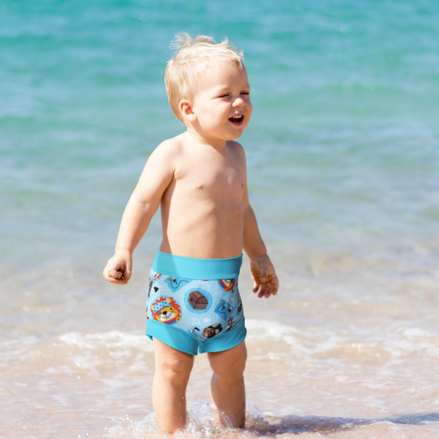 ALVABABY Swim Diapers 3pcs Baby & Toddler Reusable Waterproof Swimming Diaper for Boy's for Swim Classes 3XBS04