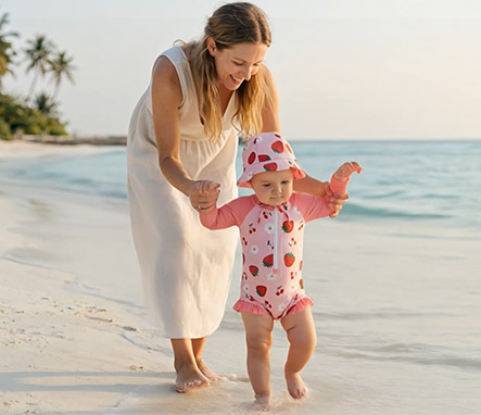 ALVABABY Girls' Rash Guard Sets, Long Sleeve One Piece Swimsuit with Hat, UPF 50 Sun Protection Swimwear for Outdoor Activities (ST-EG07)