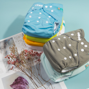 (MCF) 6-Pack Cloth Diapers with 12 Microfiber Inserts 6BM98A