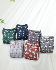 (MCF) 6-Pack Cloth Diapers with 12 Microfiber Inserts 6DM122A
