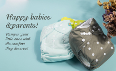 (MCF) 6-Pack Cloth Diapers with 12 Microfiber Inserts 6BM98A