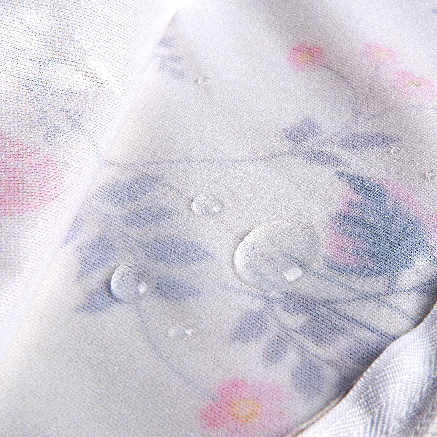 (MCF) 2-Pack Waterproof Diaper Wet Dry Bags (Flowers, L5166A)