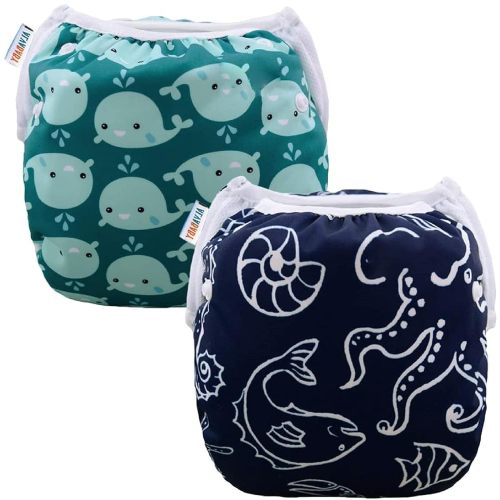 (MCF) 2-Pack Reusable Swim Diapers SW18-21A