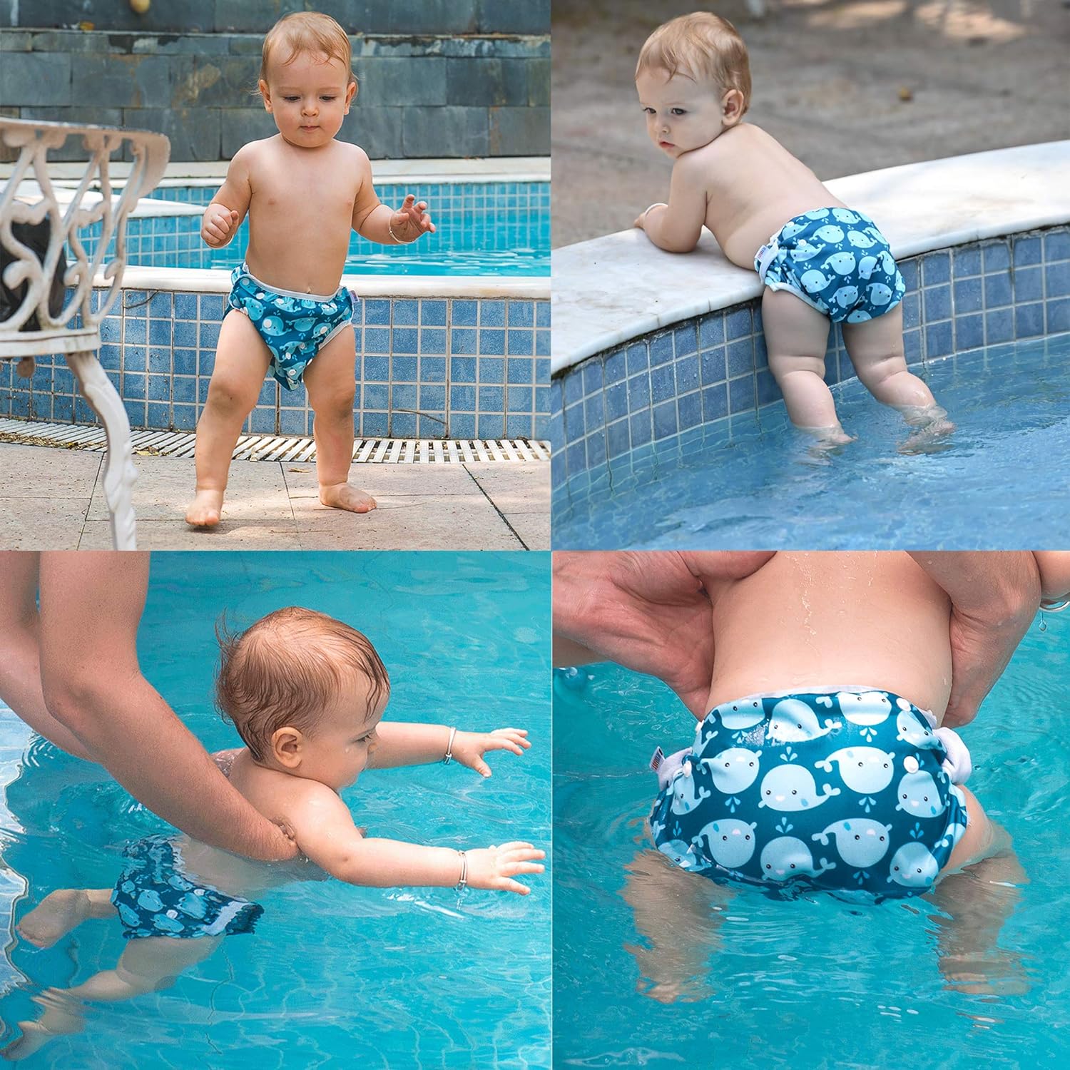 (MCF) 2-Pack Reusable Swim Diapers SW18-21A
