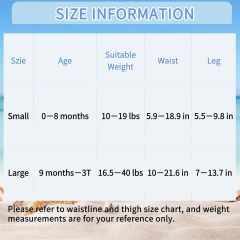 (MCF) 2-Pack Reusable Swim Diaper SW18-21A