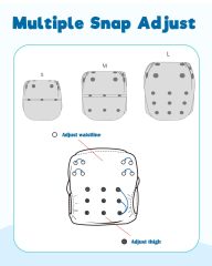 (MCF) 2-Pack Reusable Swim Diaper SW18-21A