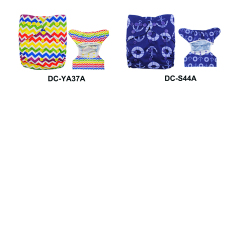 (Various Patterns) Cloth Diaper Covers - One Size Adjustable & Reusable Diaper Outers for Prefold or Fitted Diapers