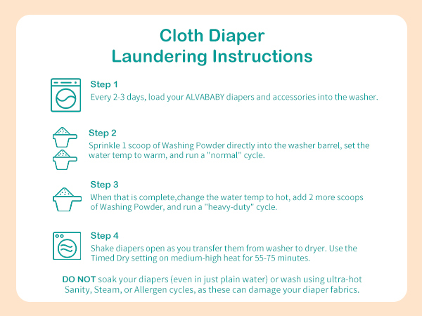Reusable Cloth Diaper Cover – Waterproof Diaper Shell for Prefolds, Flats & Fitted Diapers (DC-S44)