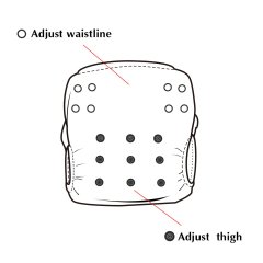 ALVABABY Reusable Swim Diaper - Adjustable One Size Swimwear for Infants & Toddlers (Summer SW-BS103A)