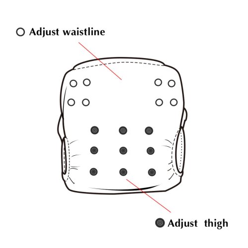 ALVABABY Large Size Reusable Swim Diaper (Pineapple, ZSW-BS316A)