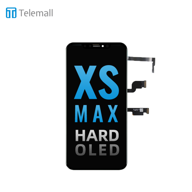 Hard OLED Screen Assembly Replacement For iPhone XS Max Black
