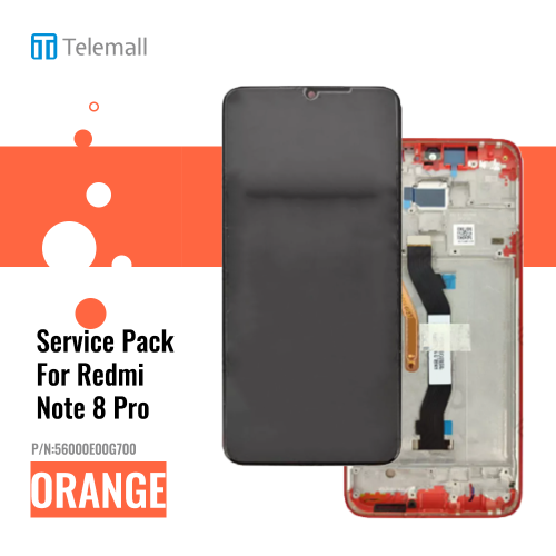 Xiaomi Redmi Note 8 Pro (M1906G7I M1906G7G) Display module LCD / Screen + Touch Orange 56000E00G700