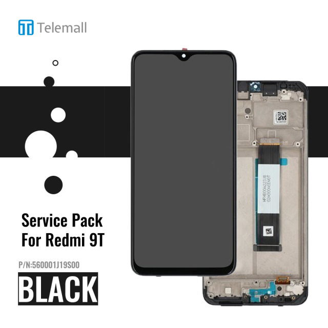 Xiaomi Redmi 9T (2020) Display module LCD / Screen + Touch Black 560001J19S00