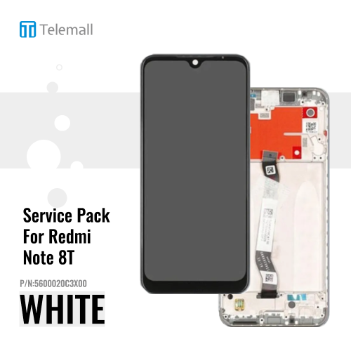 Xiaomi Redmi Note 8T Display module LCD / Screen + Touch moonlight White 5600020C3X00