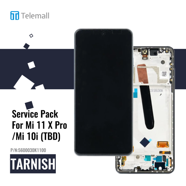 Xiaomi Mi 11i (M2012K11G) Mi 11X (M2012K11AI) Mi 11X Pro (M2012K11I) Display Unit Complete Black 5600030K1100 Service Pack