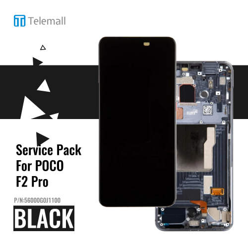 Xiaomi Poco F2 Pro (M2004J11G) Display Unit Complete Cyber Grey 56000G0J1100(Service Pack)