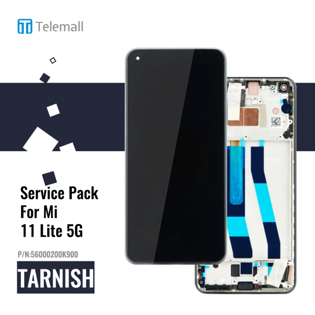 Xiaomi 11 Lite (5G NE 2021) Display module LCD / Screen + Touch Pink 5600060K9D00 Service Pack Display