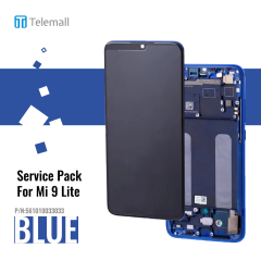 Xiaomi Mi 9 Lite (M1904F3BG) Display unit complete aurora blue 5600040F3B00 561010033033 Service Pack Display