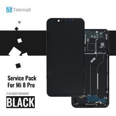 After Sale Front Cover Display Module-XIAOMI 8 PRO-BLACK  5606100690B6 Service Pack Display