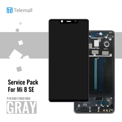 After Sale Front Cover Display Module-XIAOMI 8 SE-GRAY  5601100010B6 Service Pack Display