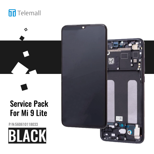 Xiaomi Mi 9 Lite (M1904F3BG) Display unit complete onyx grey 5600030F3B00 560610118033 Service Pack Display