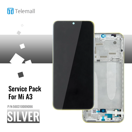 After Sale Front Cover Display Module-Xiaomi Mi A3-SILVER 5603100090B6