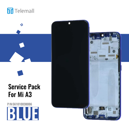 After Sale Front Cover Display Module-Xiaomi Mi A3-BLUE 5610100380B6