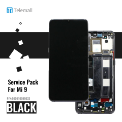 Xiaomi Mi 9 (M1902F1G) Display unit complete piano black (Service Pack) 560610095033