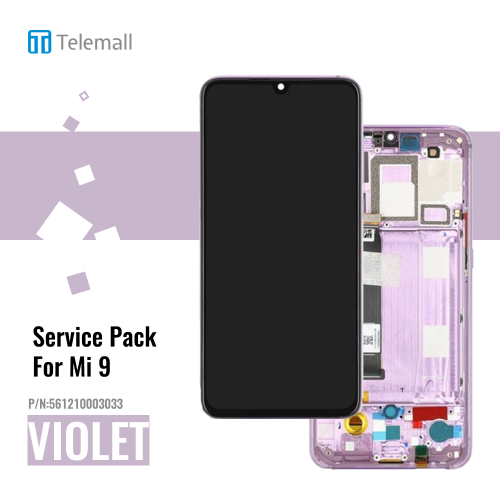 Xiaomi Mi 9 (M1902F1G) Display unit complete lavender violet (Service Pack) 561210003033