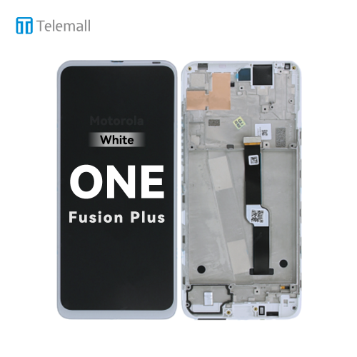 Motorola Moto One Fusion Plus (XT2067 2020) Display unit complete white 5D68C16858
