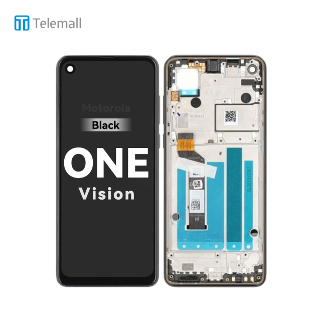 Motorola Moto One Vision (XT1970 2019) Display unit complete black 5D68C14351