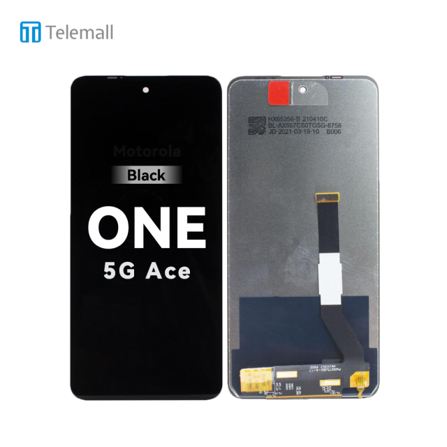 Motorola Moto One 5G Ace (XT2113 2021) Display unit complete black