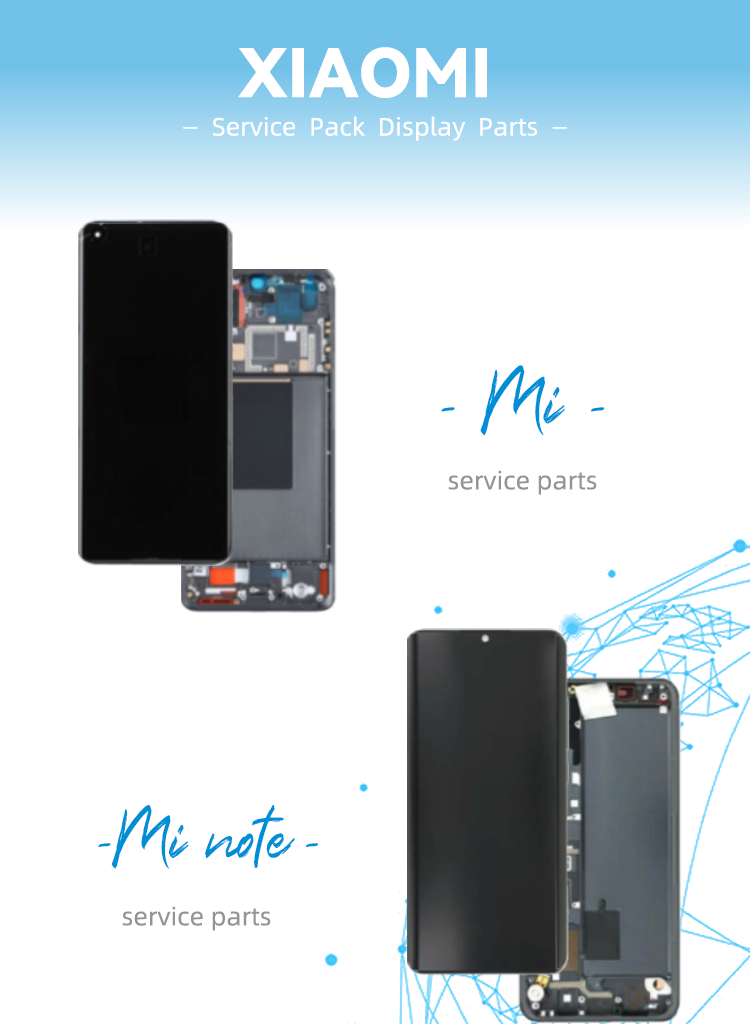 After Sale Front Cover Display ModuleXIAOMI 8 PRODeep Tarnish