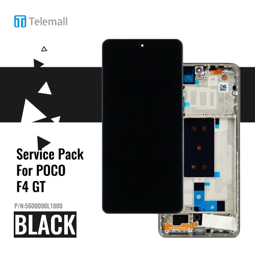 Xiaomi Poco F4 GT Display LCD Touchscreen +Frame Black 5600090L1000