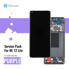 Xiaomi 12 Lite Display module LCD / Screen + Touch PURPLE 56000400L900 Service Pack Display